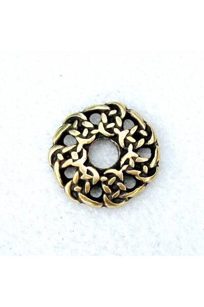 Early medieval Gaelic buttons, set of 5 pieces, brass