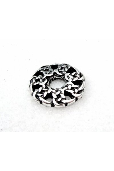 Early medieval Gaelic buttons, set of 5 pieces, silvered