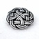 Celtic buttons Tara, set of 5 pieces, silvered