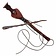 Sheath for wand, brown-black