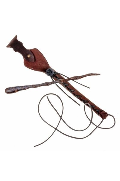 Sheath for wand, black-brown