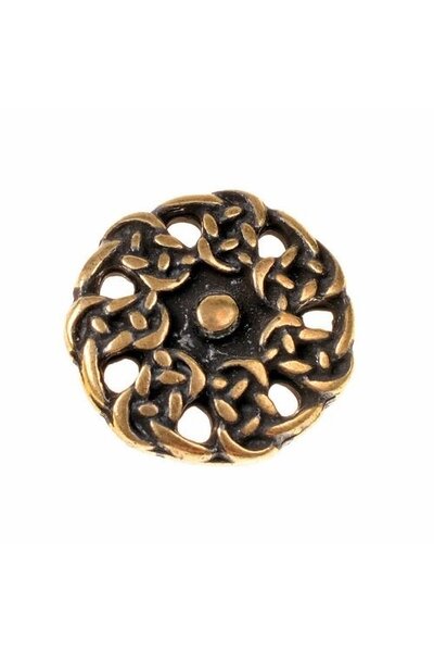 Early medieval buttons, set of 5 pieces, brass