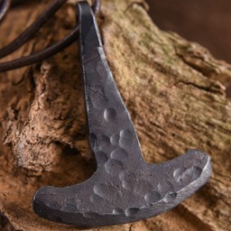 Hand-forged iron Thor's hammer