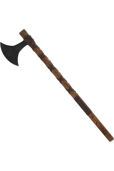 Viking axe Ragnar Lodbrok with runes