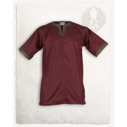 Medieval tunic Sigbert, red