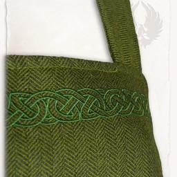Hangeroc Alva herringbone motif green