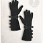 Leather gloves Kandor black