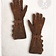 Mytholon Leather gloves Kandor light brown