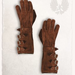 Leather gloves Kandor light brown