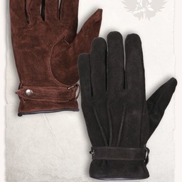 Leather gloves Hartwig black
