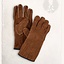 Leather gloves Clemens light brown