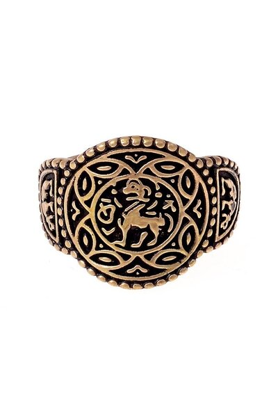 Saxon ring Aethelswith bronze