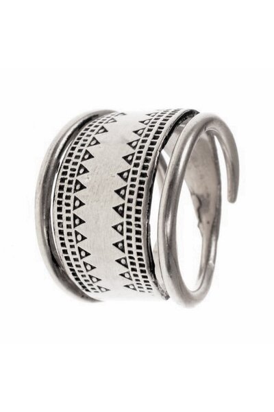 Viking ring Baltic silvered