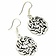 Celtic earrings knot, silvered