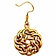 Celtic earrings knot, bronze