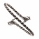 Viking upper arm bracelet Haithabu silvered