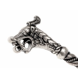 Viking upper arm bracelet Haithabu silvered