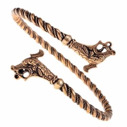 Viking upper arm bracelet Haithabu bronze