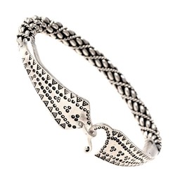Viking bracelet Malvik silvered