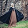 Leonardo Carbone Medieval cloak Robin black