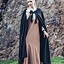 Medieval cloak Robin black