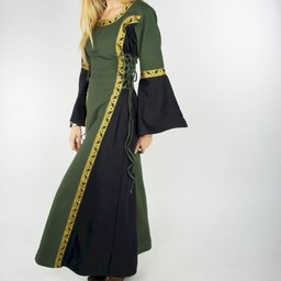 Dress Cleena green-black