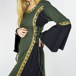 Dress Cleena green-black