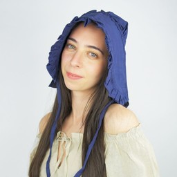 17th-18th century cap Annique blue