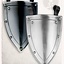 Belt shield Balthasar bronzed