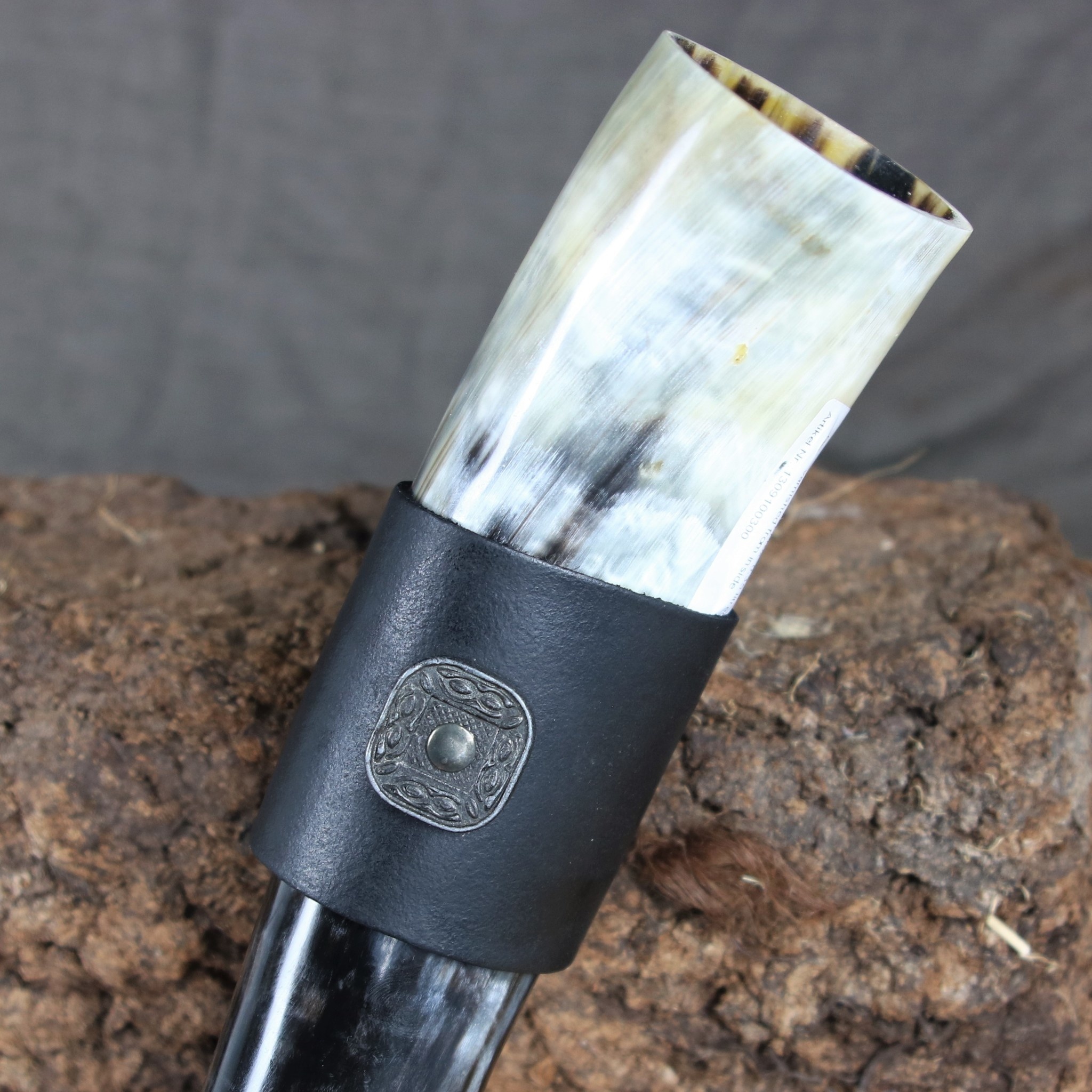 Mytholon Drinking horn belt holder Tarek black CelticMerchant.co.uk