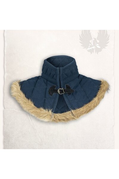 Gambeson collar Nimue wool blue