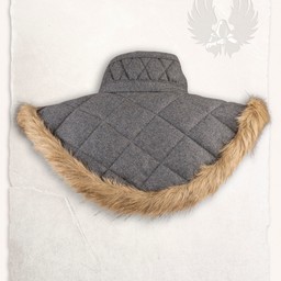 Gambeson collar Nimue wool grey