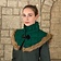 Mytholon Gambeson collar Nimue wool green