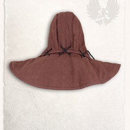 Gambeson hood and collar Aulber brown