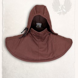 Gambeson hood and collar Aulber brown