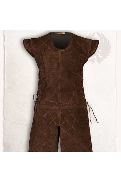 Suede leather gambeson Brandon brown