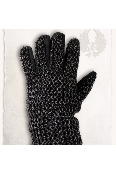 Chainmail gauntlets Richard, bronzed