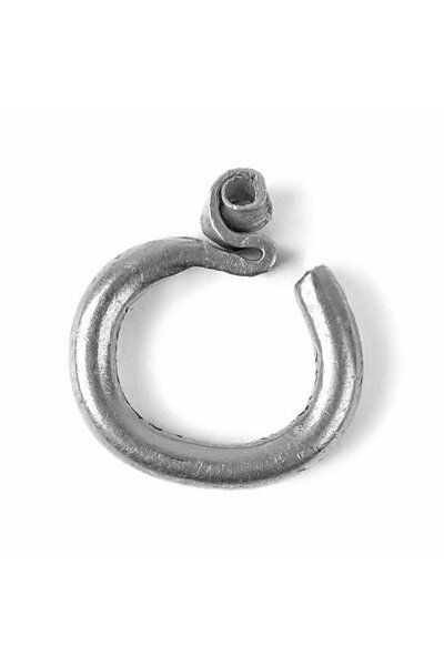 Slavic temple rings, XS, silvered