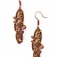 Old Irish earrings, bronze