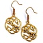 Celtic knot earrings, bronze