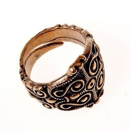 Gaulish ring La Tene, bronze