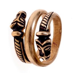 Luxurious Iceland Viking ring, bronze