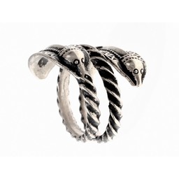 Germanic Iron Age ring Naustdal, silvered