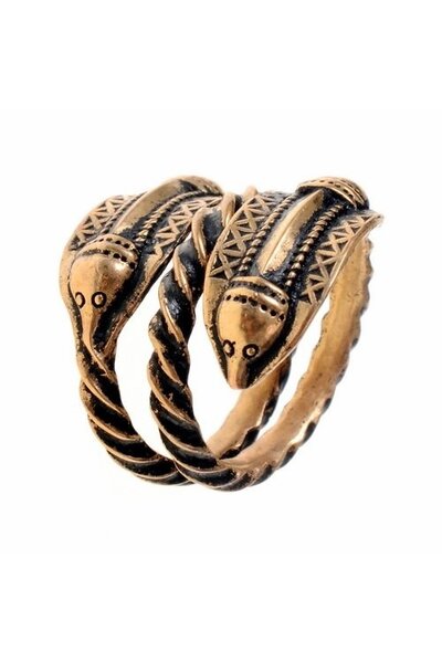 Germanic Iron Age ring Naustdal, bronze