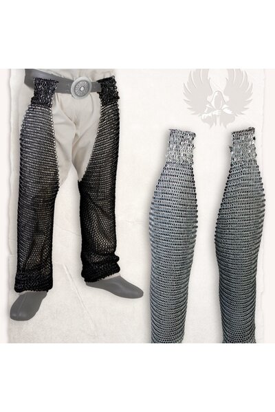Chainmail chausses Richard, butted round rings