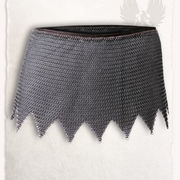 Chainmail skirt Richard, mild steel, butted