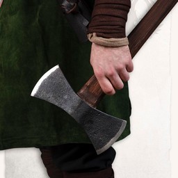 Double Viking axe, battle-ready (blunt)