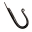 Hand-forged wall hook, L
