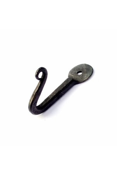 Hand-forged wall hook, S
