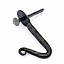 Hand-forged wall hook, S